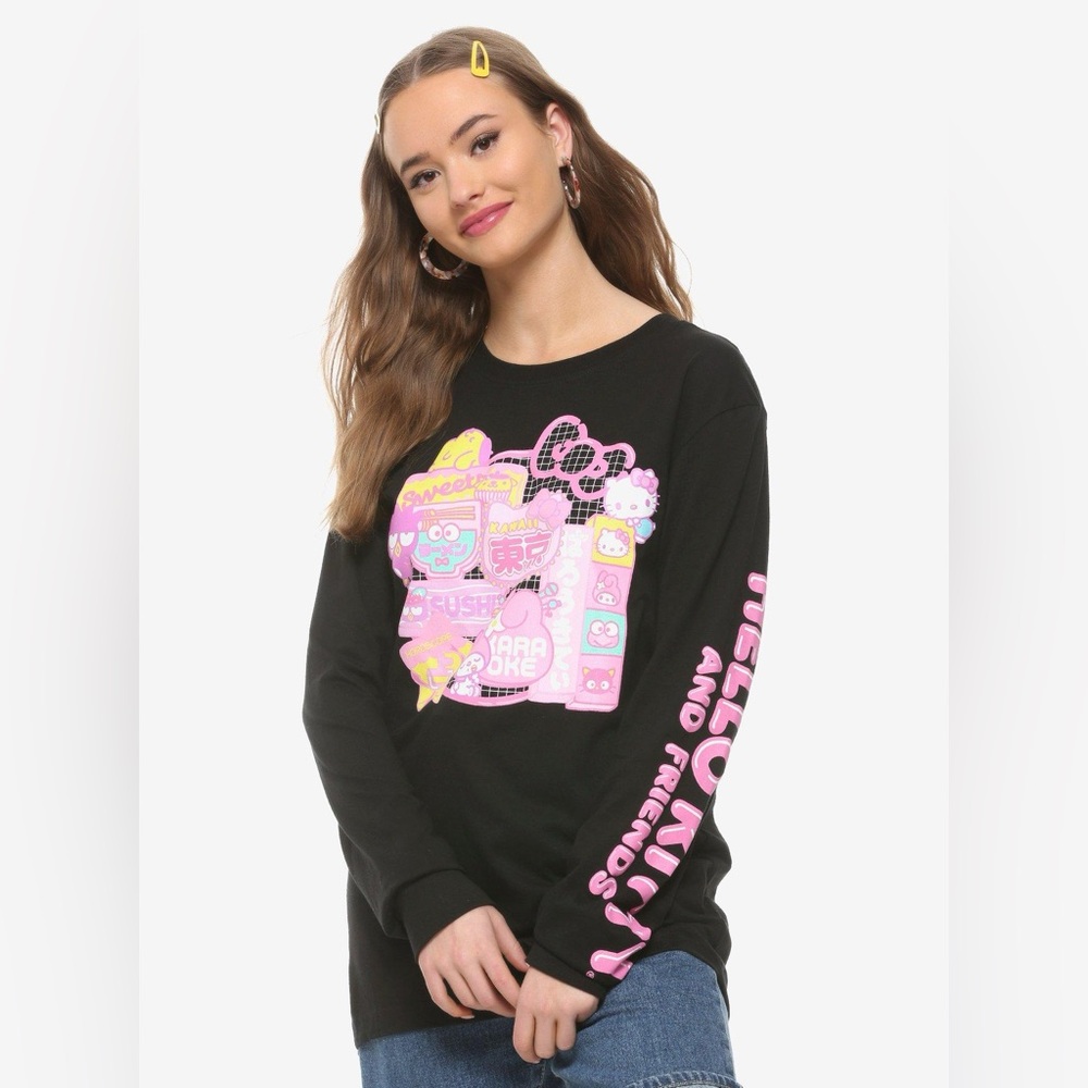 Boxlunch Sanrio Hello Kitty and Friends Sweet Treats Women's Long Sleeve T-Shirt